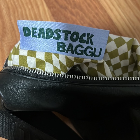 Baggu black leather medium crescent - Picture 4 of 5